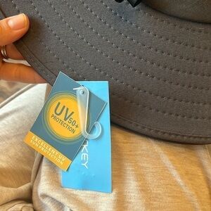 Sun Bucket Hat for Women Men Grey adjustable UV